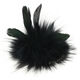 Lana Grossa Pompon od krzna Finnraccoon | 758-crna