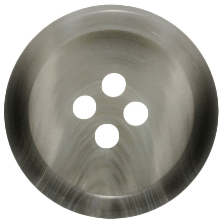 Union Knopf Dugme sa 4 rupe 25mm | 761-tamno siva prosarana