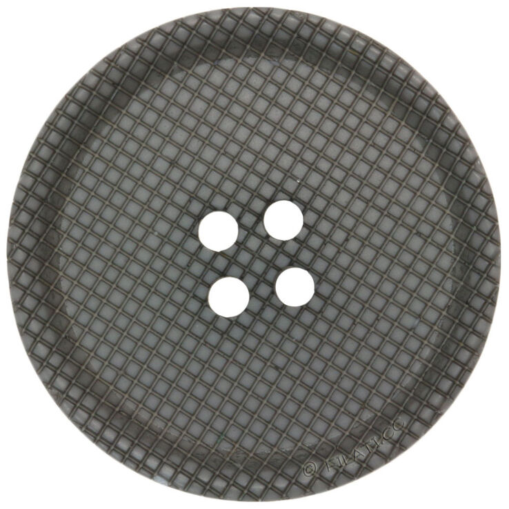 Union Knopf Dugme 4 rupe 25mm | 76-tamno siva