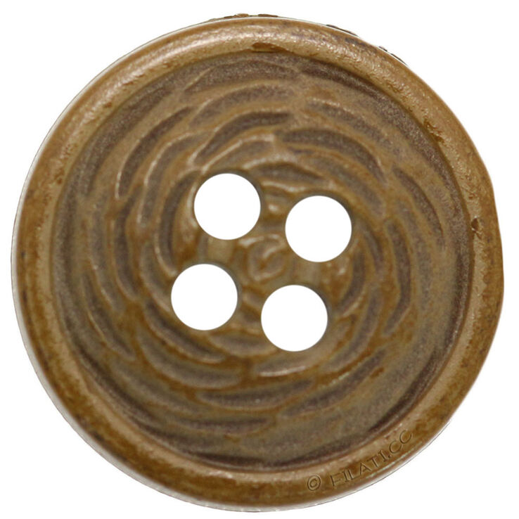 Lana Grossa UNION KNOPF 453199/18mm | 18-tamno smeđa