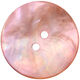 Union Knopf Sedefasto dugme sa 2 rupe 23mm | 46-roze