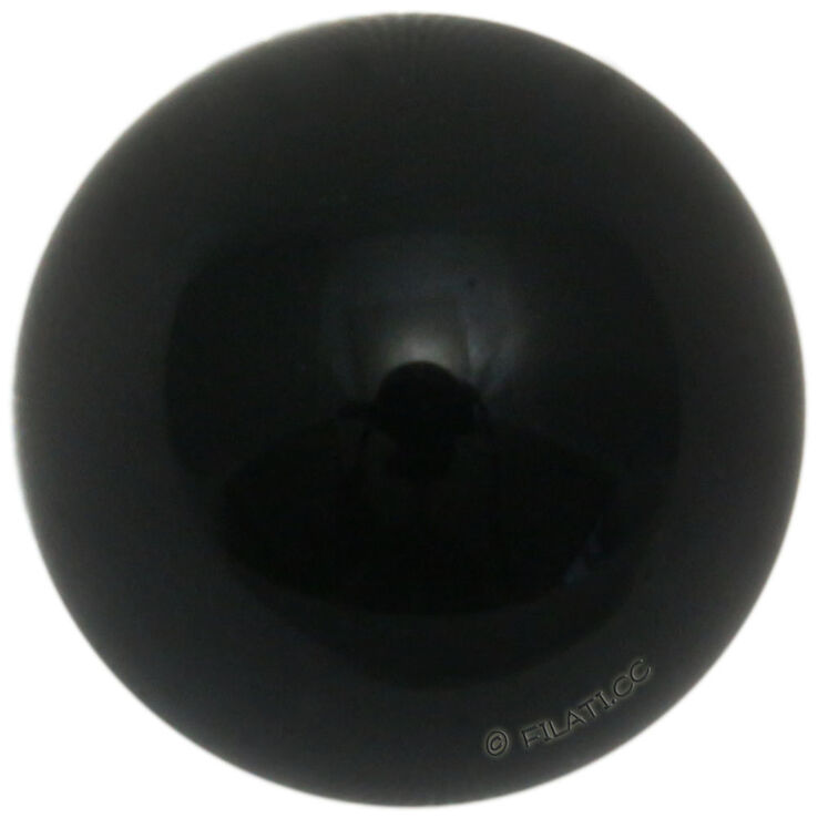 Union Knopf Oko životinje 8mm | 80-crna