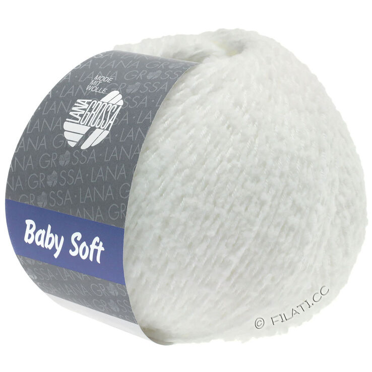 Lana Grossa BABY SOFT | 01-bijela