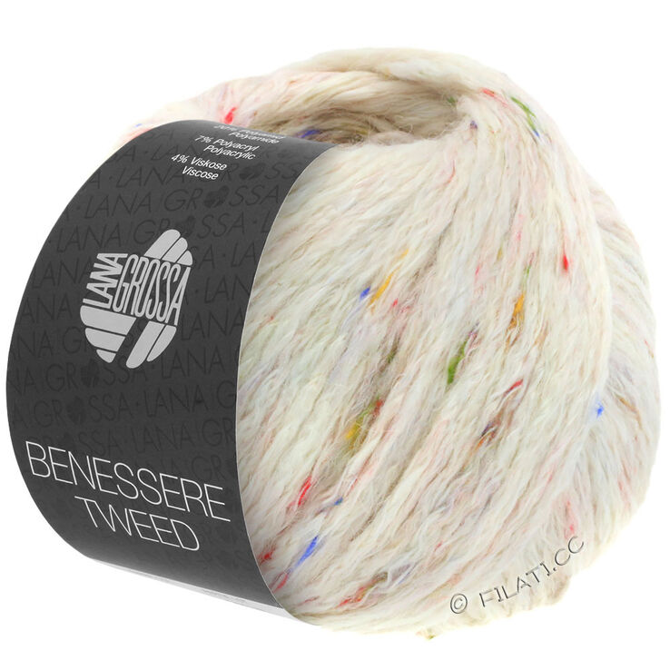 Lana Grossa BENESSERE Tweed | 101-priroda prosarana