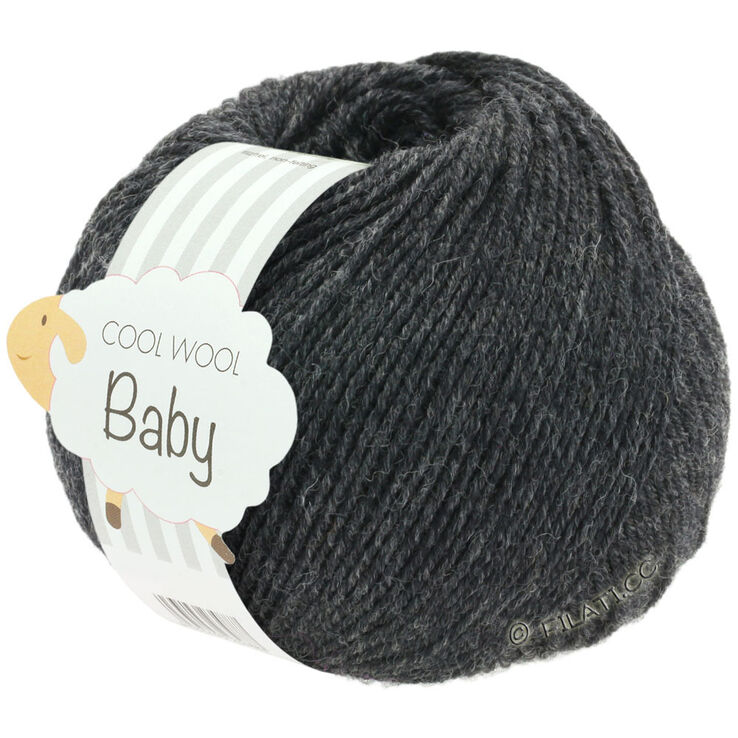 Lana Grossa COOL WOOL Baby 25g | 205-antracit