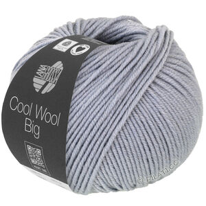 Lana Grossa COOL WOOL Big  Uni/Melange | 1019-sivo plava