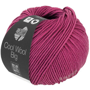 Lana Grossa COOL WOOL Big  Uni/Melange | 1027-Indijsko crveno