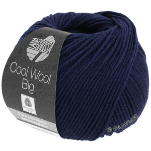 Lana Grossa COOL WOOL Big  Uni/Melange | 0630-noć Plava