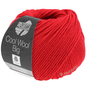 Lana Grossa COOL WOOL Big  Uni/Melange | 0648-Karmin crvena