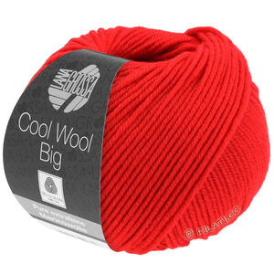 Lana Grossa COOL WOOL Big  Uni/Melange | 0923-Svijetlo crveno