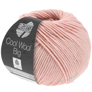 Lana Grossa COOL WOOL Big  Uni/Melange | 0982-Stara ružičasta