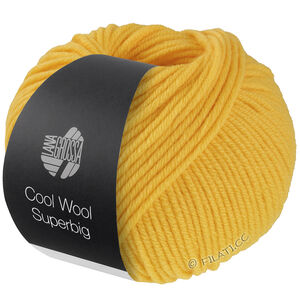 Lana Grossa COOL WOOL Superbig | 11-žuto