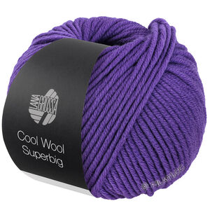 Lana Grossa COOL WOOL Superbig | 14-ljubičasta