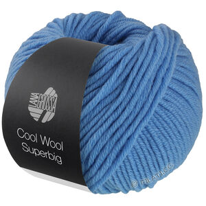 Lana Grossa COOL WOOL Superbig | 20-nebesko plavetnilo