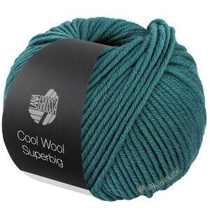 Lana Grossa COOL WOOL Superbig | 50-petrolzeleno