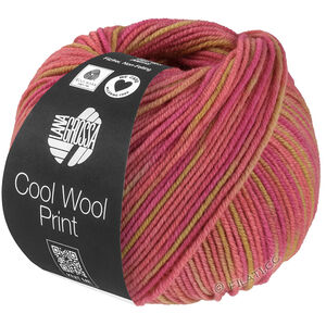 Lana Grossa COOL WOOL  Print | 840-pijesak žuto/vrijesak/