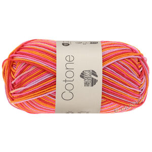 Lana Grossa COTONE  Print/Spray/Mouliné | 342-roze/jorgovan/marelica/malina