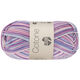 Lana Grossa COTONE  Print/Spray/Mouliné | 354-bijela/roze/ljubičasta/ljubičasta/Ljubičasto plava