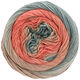 Lana Grossa ELASTICO Dégradé | 715-koral/plavo siva/palisandrovo drvo/crvena bež