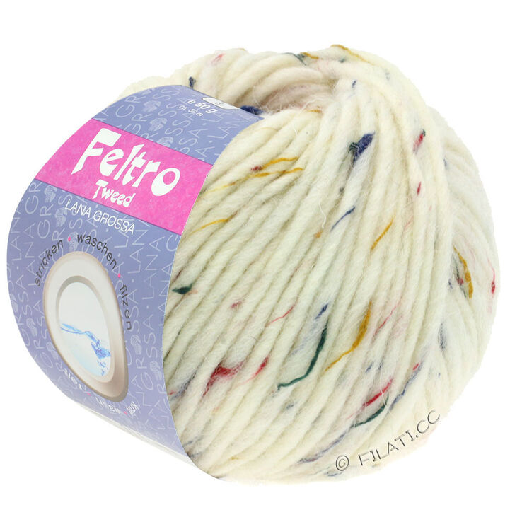 Lana Grossa FELTRO Tweed | 651-ecru