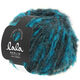 Lana Grossa FURRY Bicolor (lala BERLIN) | 102-petrolplavo/antracit