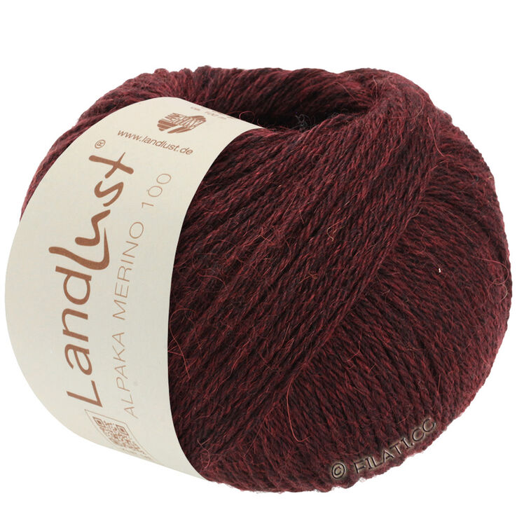 Lana Grossa LANDLUST Alpaka Merino 100 | 315-burgundac
