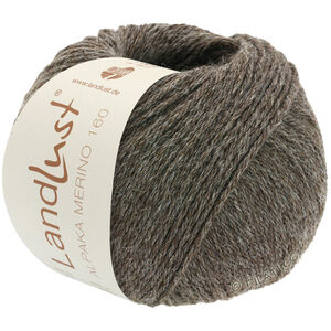 Lana Grossa LANDLUST Alpaka Merino 160 | 405-sivo smeđa
