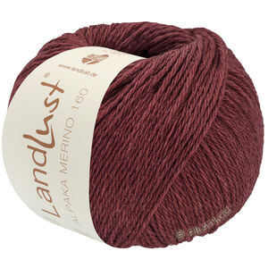 Lana Grossa LANDLUST Alpaka Merino 160 | 452-Crno vino