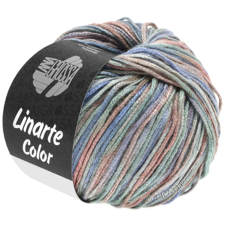 Lana Grossa LINARTE Color | 101-menta/bež/sivo plava/prah