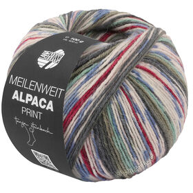 MEILENWEIT 6-FACH 150g Alpaca Print od Lana Grossa