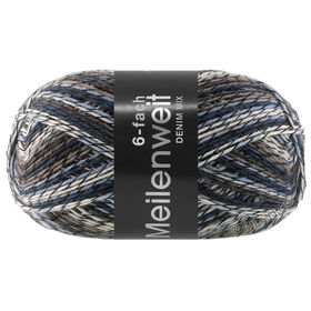MEILENWEIT 6-FACH 150g DENIM MIX od Lana Grossa