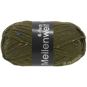 Lana Grossa MEILENWEIT 6-FACH 150g Mouliné/Tweed | 9248-tamnozelena