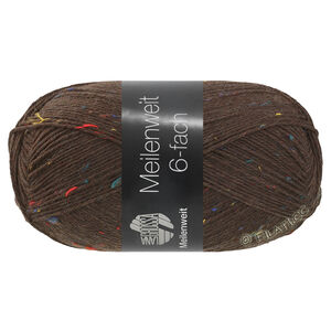Lana Grossa MEILENWEIT 6-FACH 150g | 9865-sivo smeđa