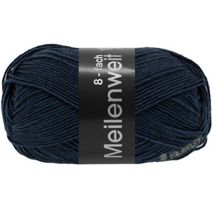 Lana Grossa MEILENWEIT 8-FACH 150g | 9556-noć Plava