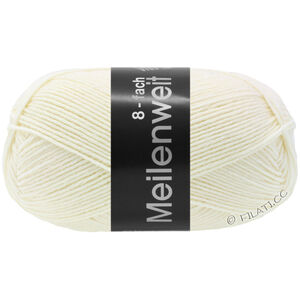 Lana Grossa MEILENWEIT 8-FACH 150g | 9560-ecru