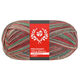 Lana Grossa MEILENWEIT 100g Merino Christmas Lurex | 6810-bijela/tamnozelena/tamno smeđa/narančasta/svijetlo zelena