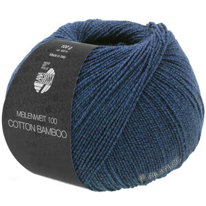 Lana Grossa MEILENWEIT 100g Cotton Bamboo | 30-mornarica