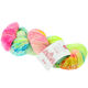 Lana Grossa MEILENWEIT 100g Merino Hand-dyed | 301-ecru/ neon žuta/tamno petrol/crveno/malina