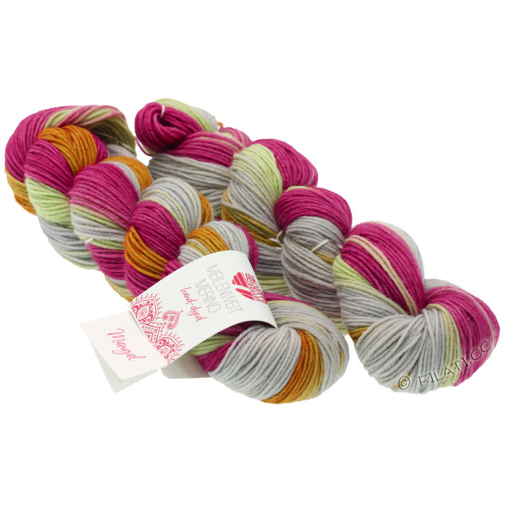 Lana Grossa MILES WIDE 2 niti od 50g Merino ručno obojene | 212-Mangal