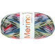 Lana Grossa MEILENWEIT 100g Merino Extrafine Meran | 2587-bijela/antracit/ljubičasta/Azaleja crvena/Khaki bež/žuto/petrol