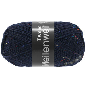 Lana Grossa MEILENWEIT 100g Tweed | 112-noć Plava