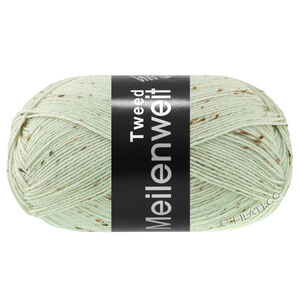 Lana Grossa MEILENWEIT 100g Tweed | 182-bijela Zelena