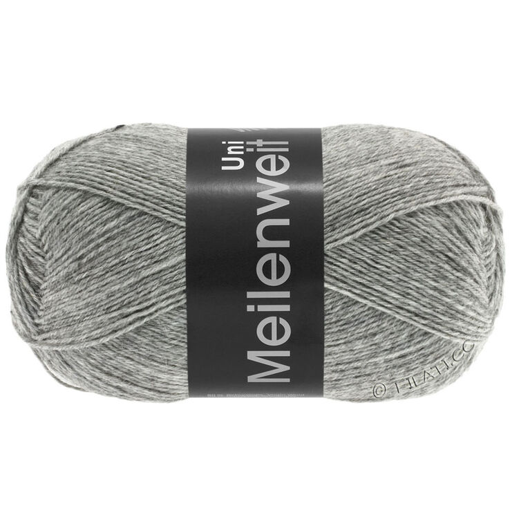 Lana Grossa MEILENWEIT 100g | 1103-siva prosarana