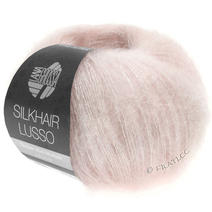 Lana Grossa SILKHAIR Lusso | 901-pastelno ružičasta