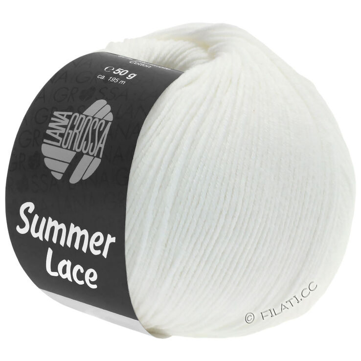Lana Grossa SUMMER LACE | 01-bijela
