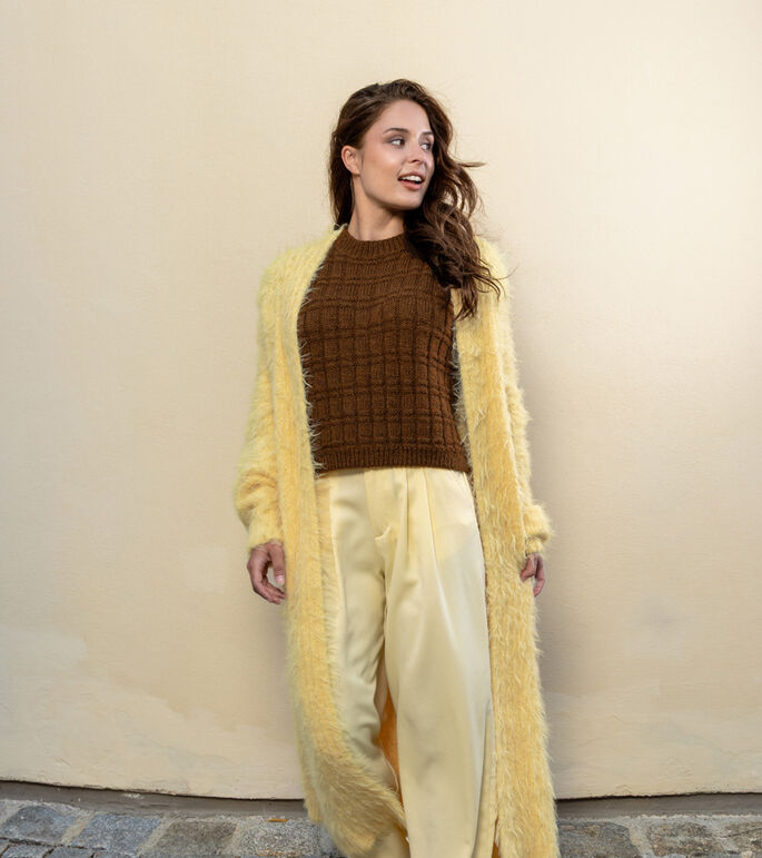 Lana Grossa TOP-DOWN MANTEL Basta
