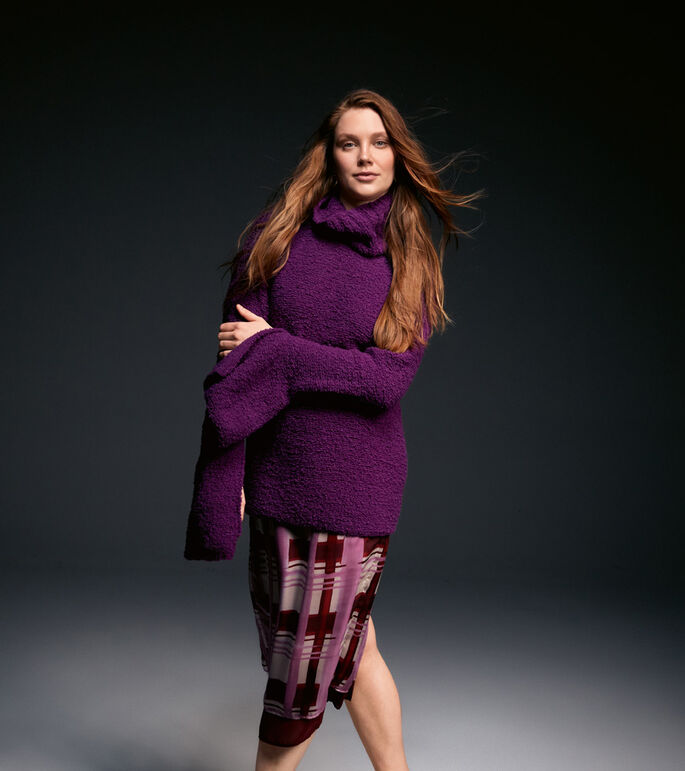 Lana Grossa PULLOVER MIT TROMPETENÄRMELN Orsettini