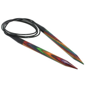 Lana Grossa Kružne igle za pletenje, drvo, raznobojNo. veličine 10,0/120 cm