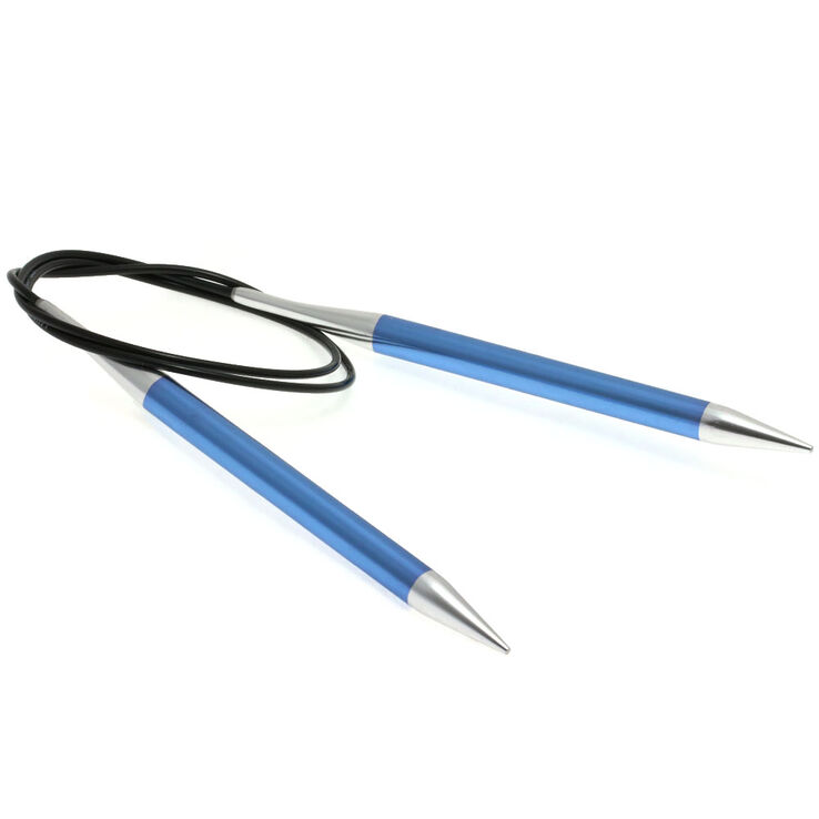 Lana Grossa Kružna igla aluminijska Rainbow St. 9,0/80cm