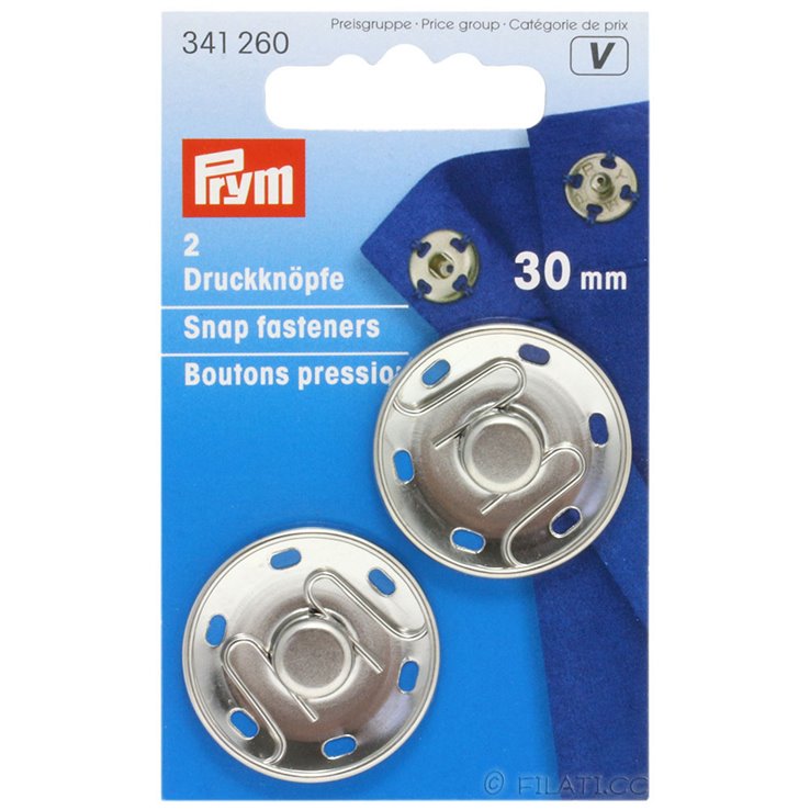 PRYM 341260/30mm | 260-srebro